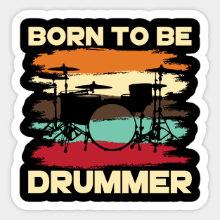 Drummer Sticker